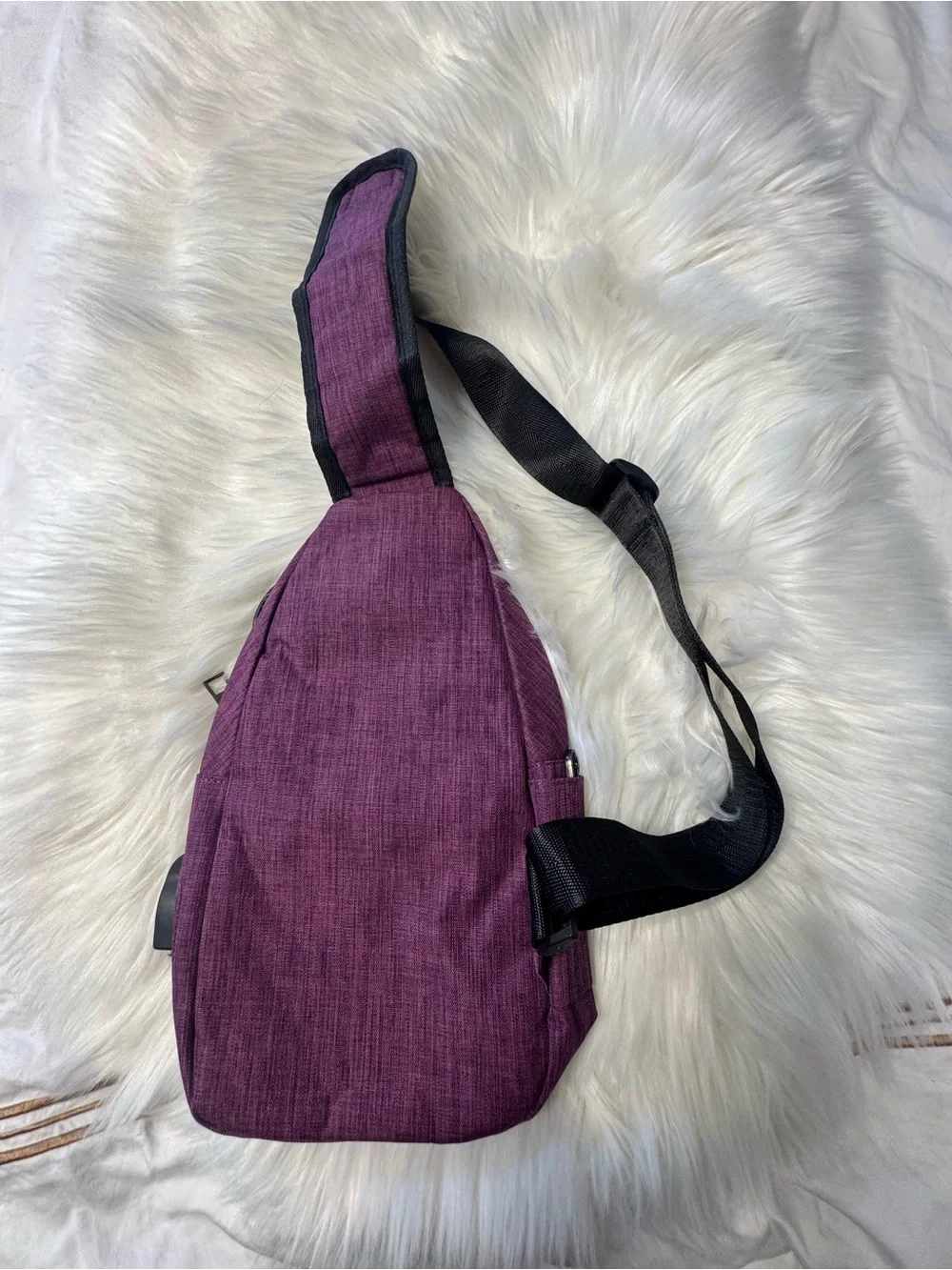 Plum Crossbody Sling Bag - Rich Purple